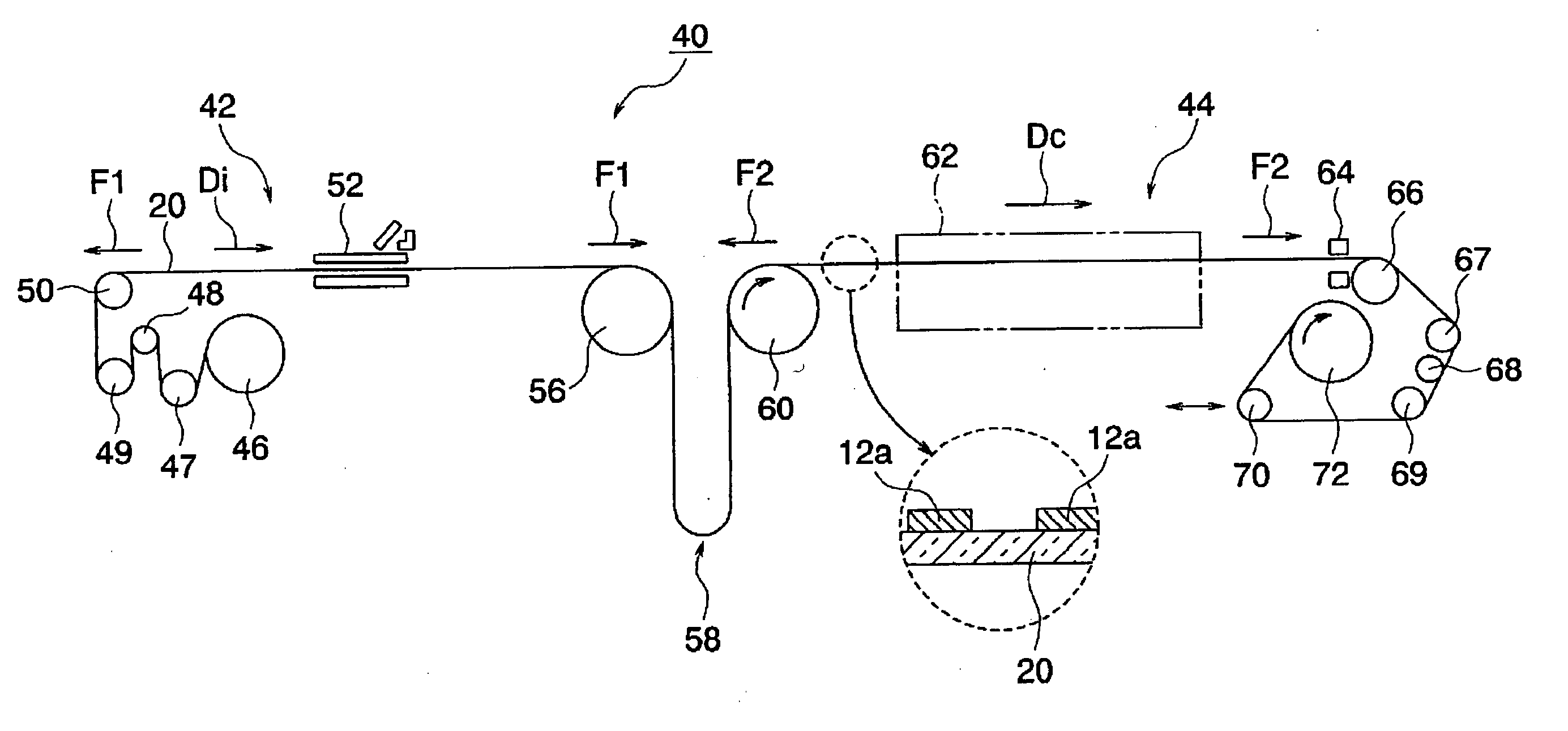 Printing and drying method, method of production of electronic device, and printing and drying system