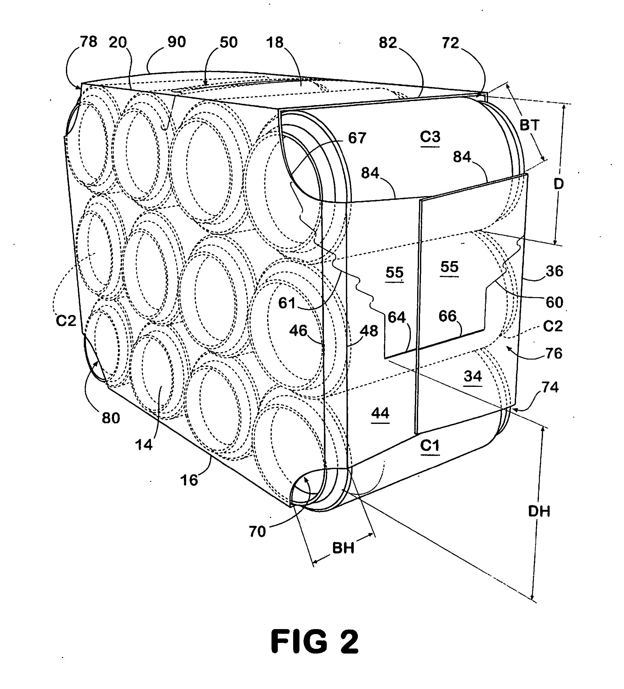 Can dispensing package