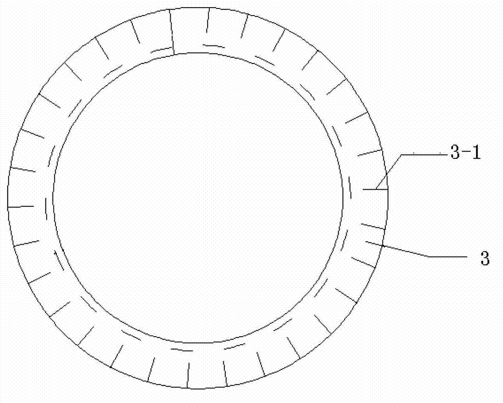 Device for coating bridge underwater pile with concrete