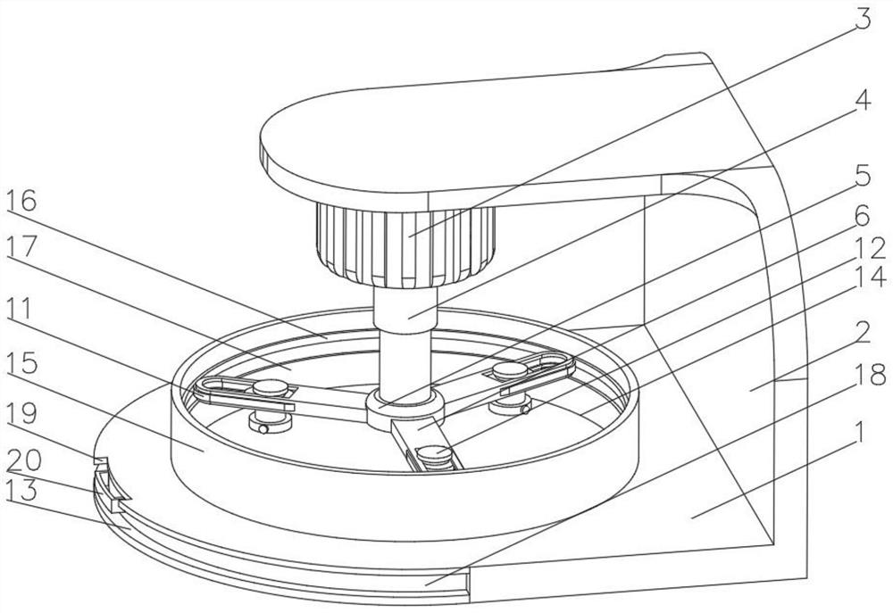 Grinding and polishing device