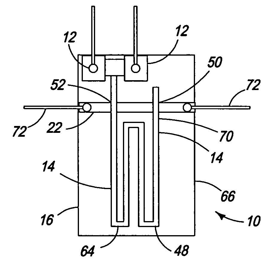 On-chip igniter and method of manufacture