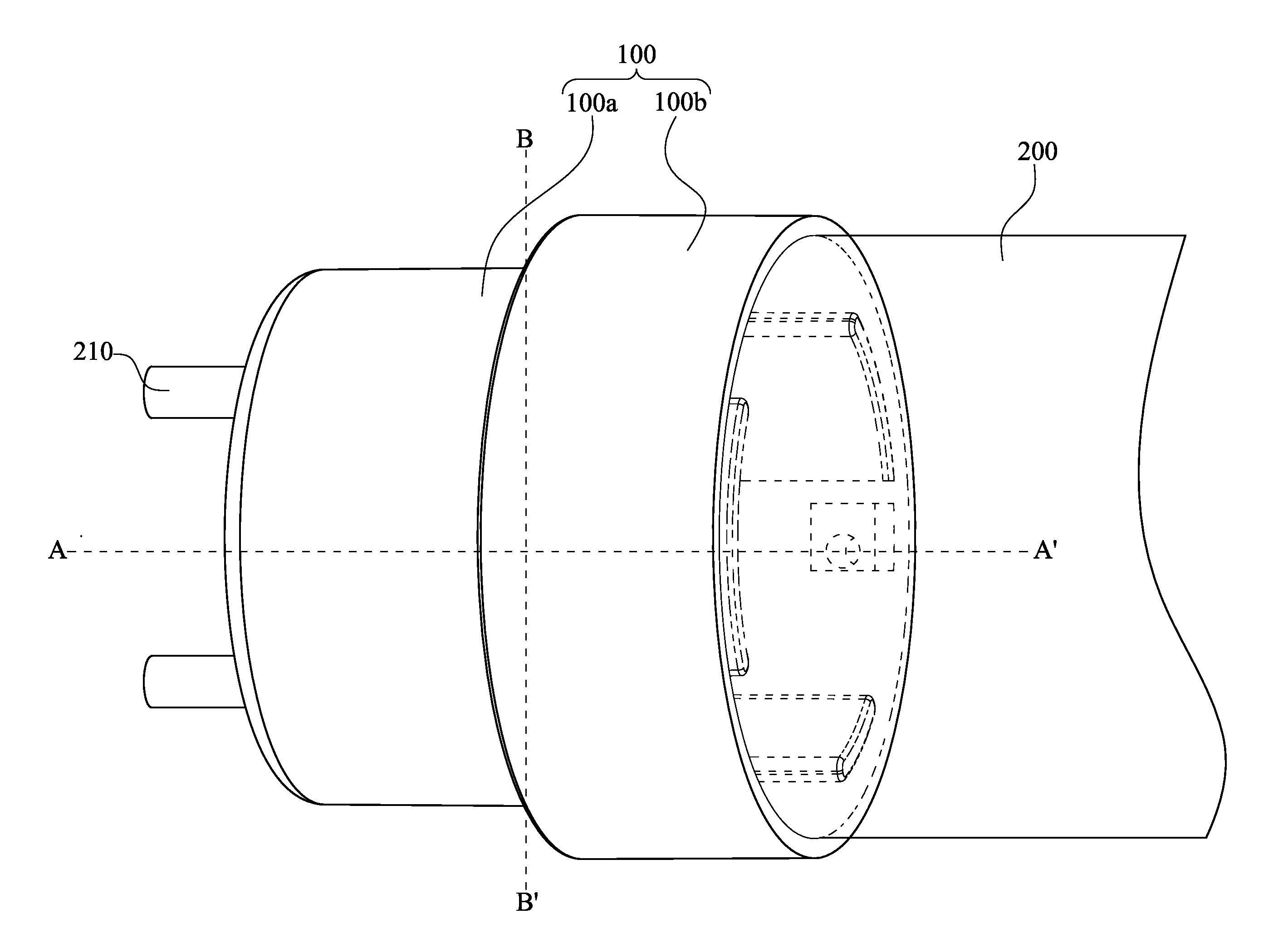 End cap of a lighting tube