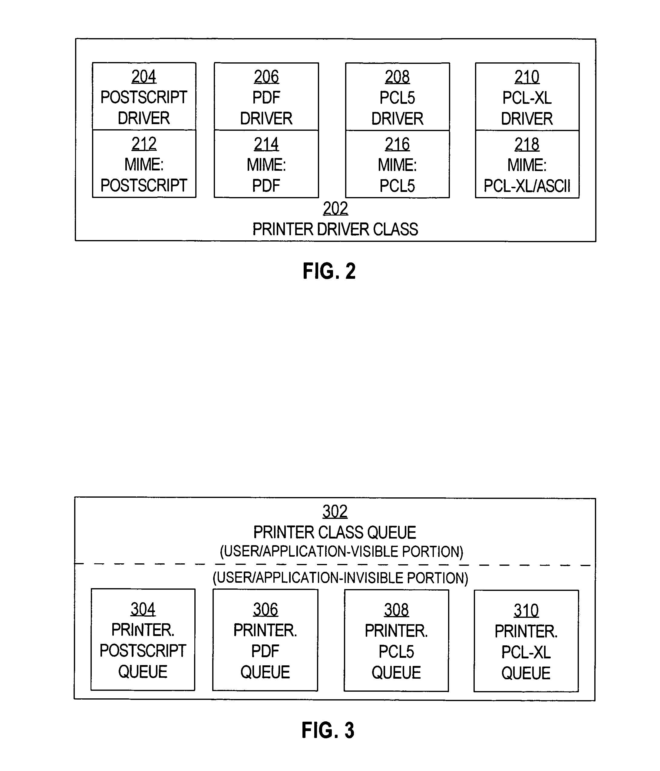 MIME type-based printer driver selection