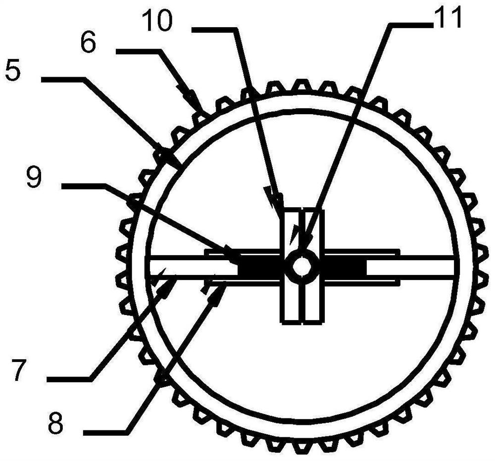 A multi-strand wire core winding mechanism