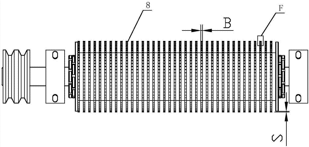 Manufacturing method of antique floor with sawtooth marks and milling machine for antique floor with sawtooth marks