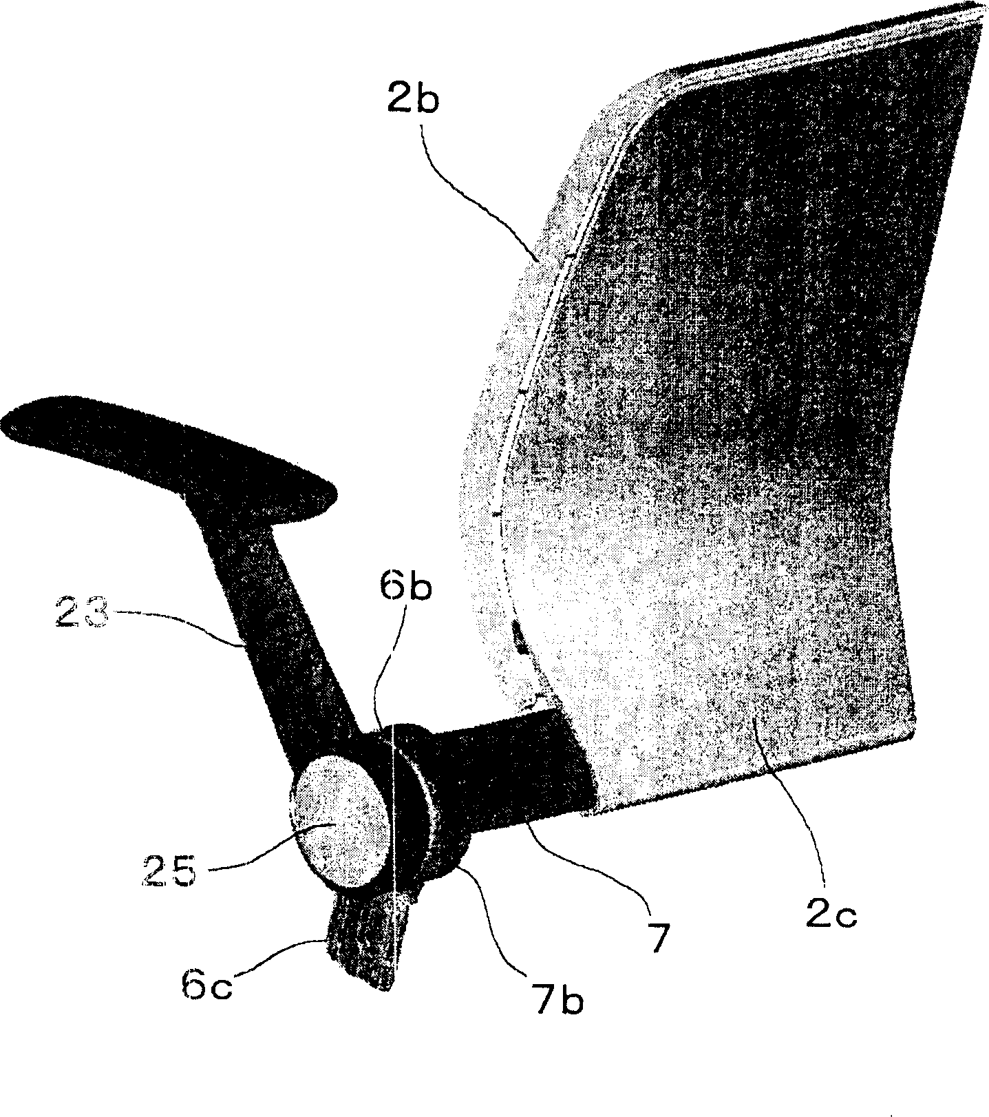 Backrest reclining apparatus