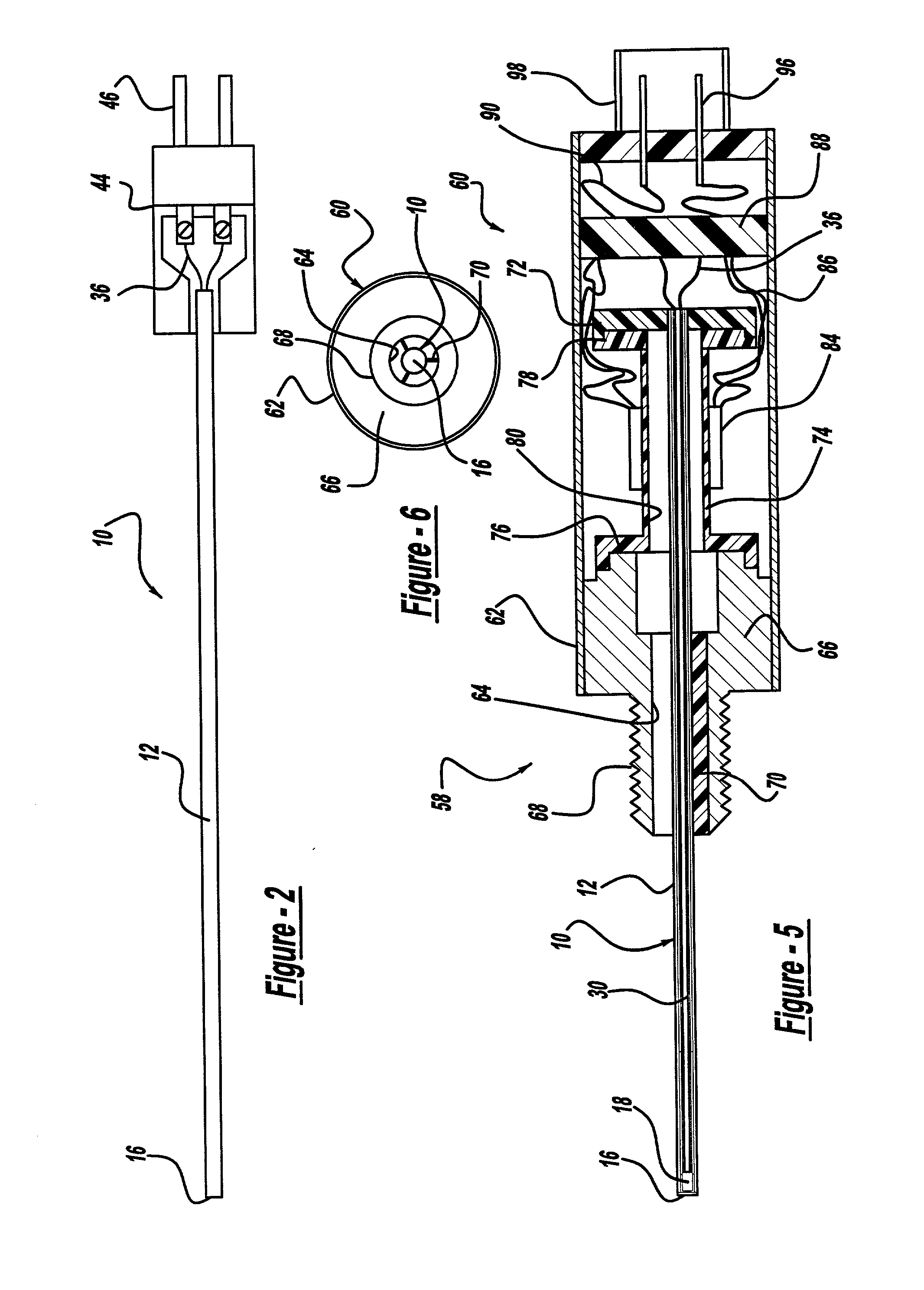 Precision temperature probe having fast response