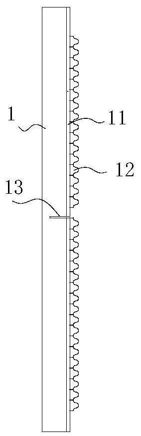 Detachable corn tooth zipper