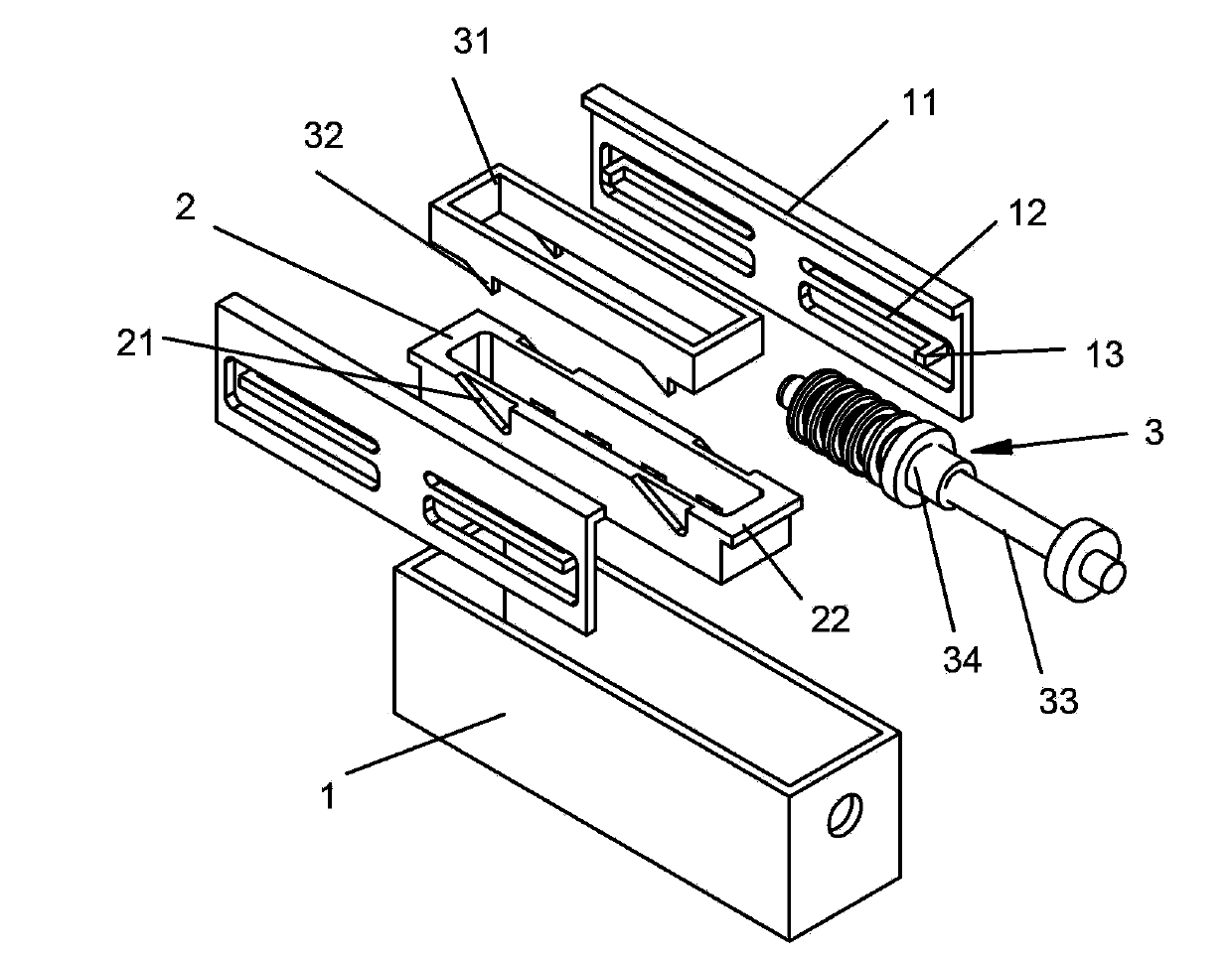 Double-layer cell co-culture device with adjustable gap