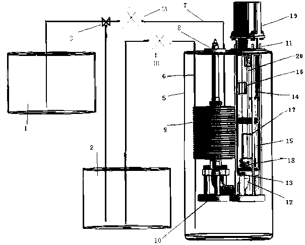 Perfusion type bioreactor of double-layer circulating system and application method of perfusion type bioreactor