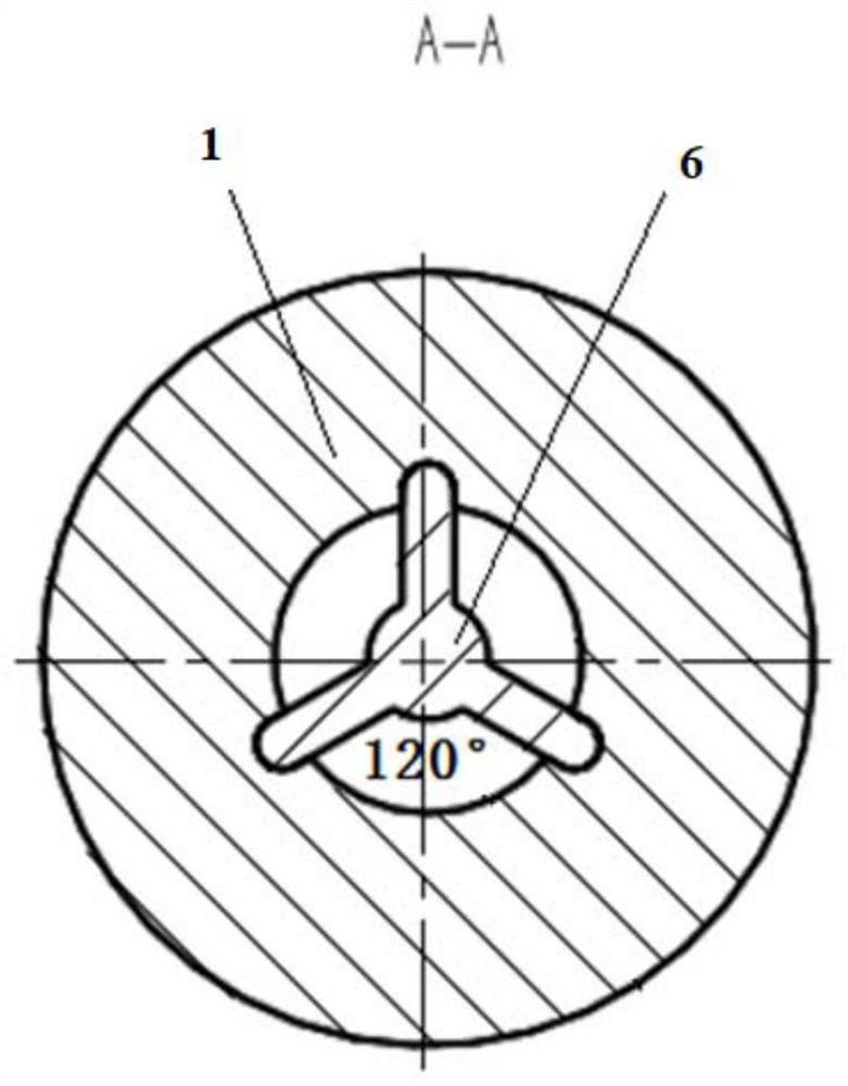 A kind of external flat type high-pressure rotary jet grouting device and method for complex stratum in underground coal mine