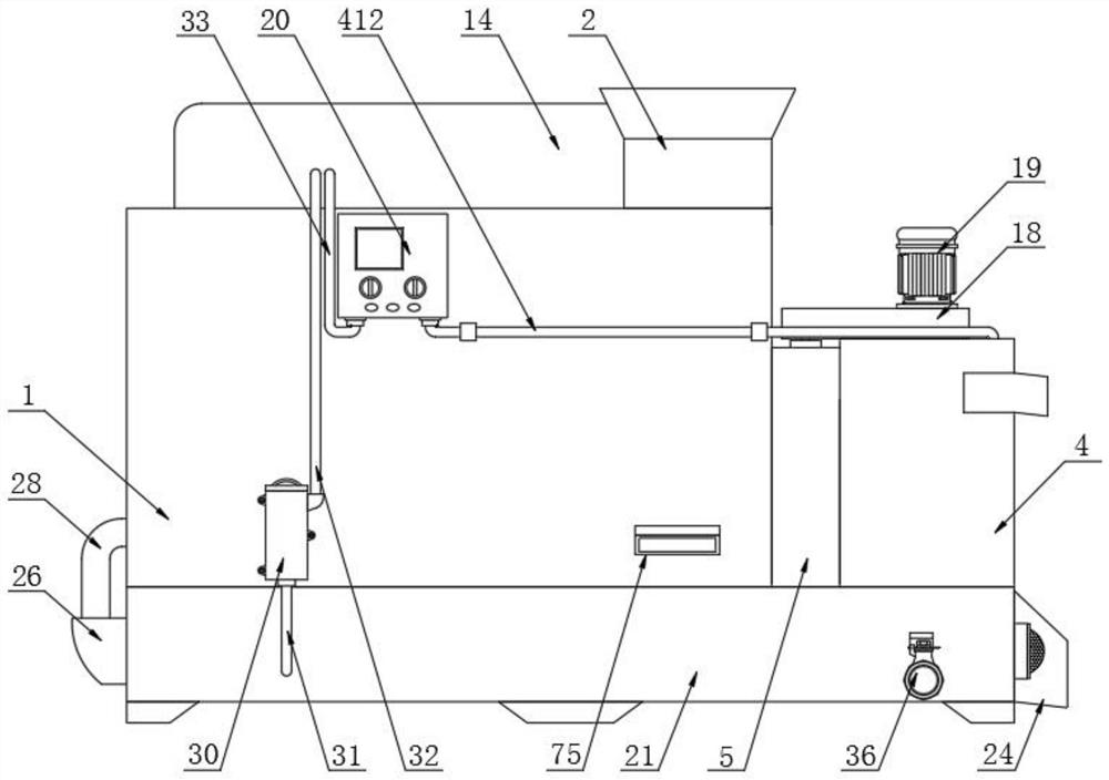 A recycling production system based on old asphalt pavement materials and its processing method