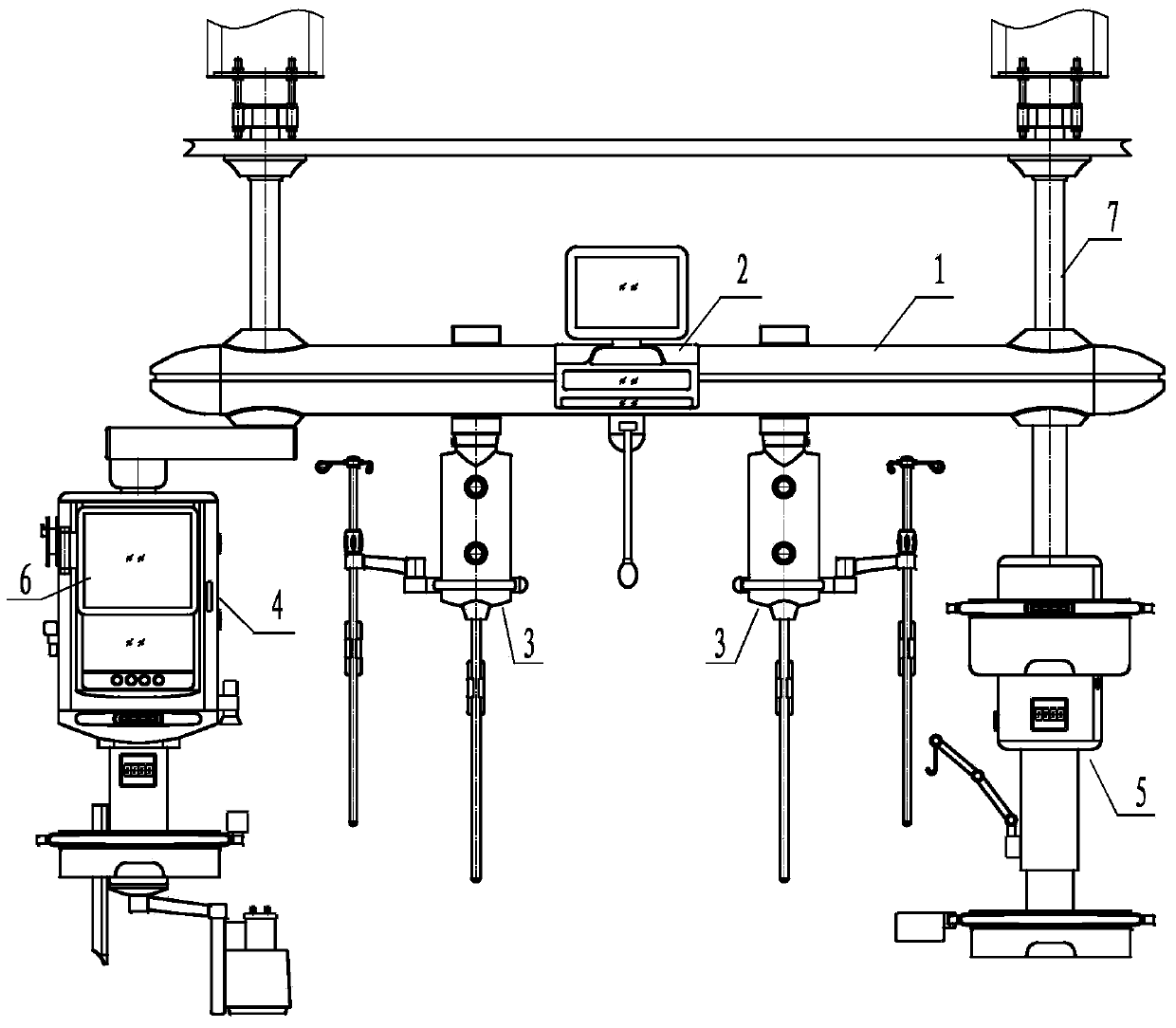 ICU (intensive care unit) bridge nursing unit combination system and method