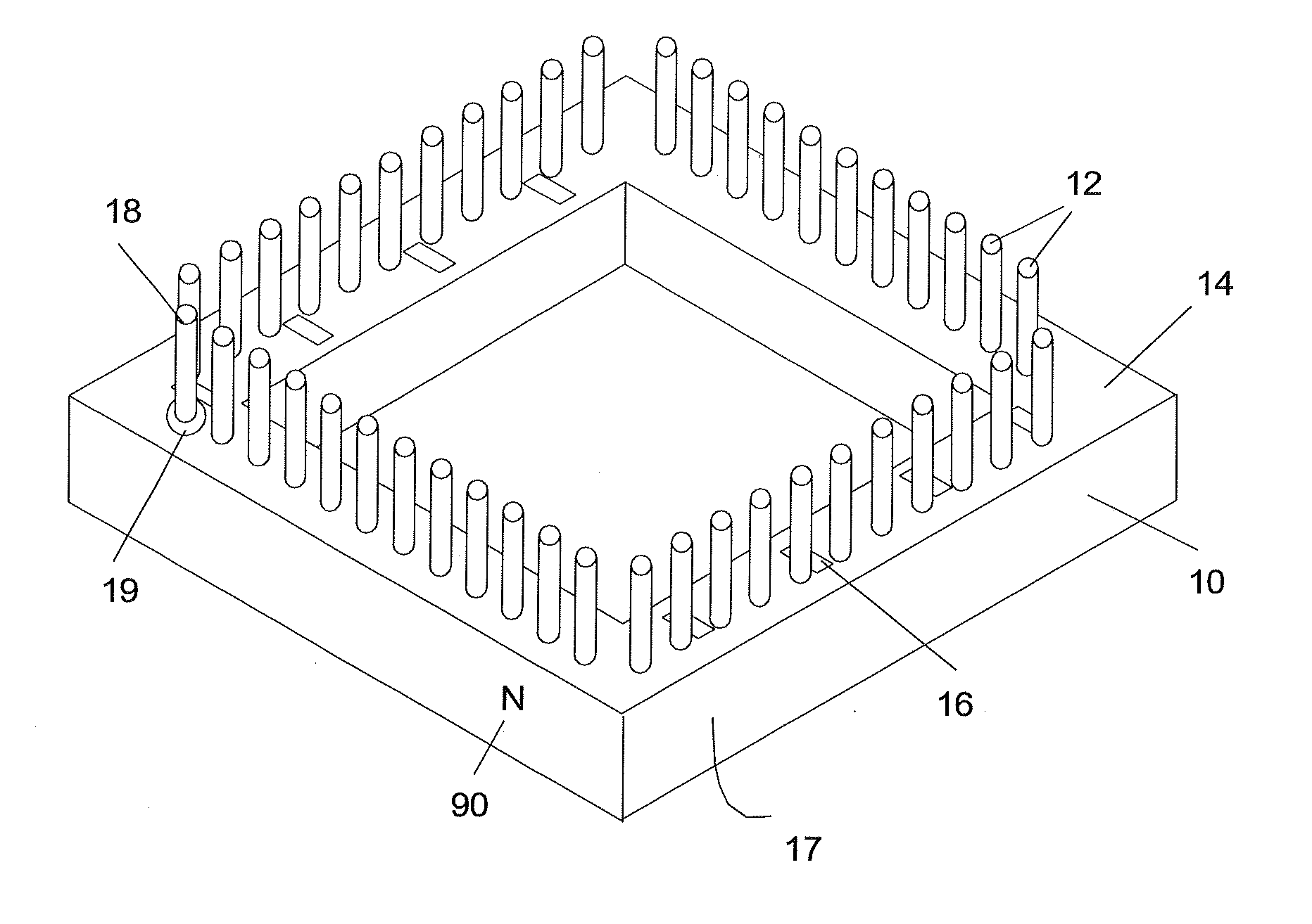 Portable hand loom and weaving method