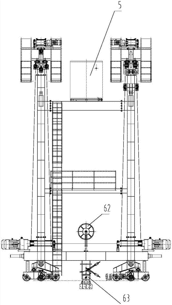 A lightweight multifunctional container gantry crane and its assembly method