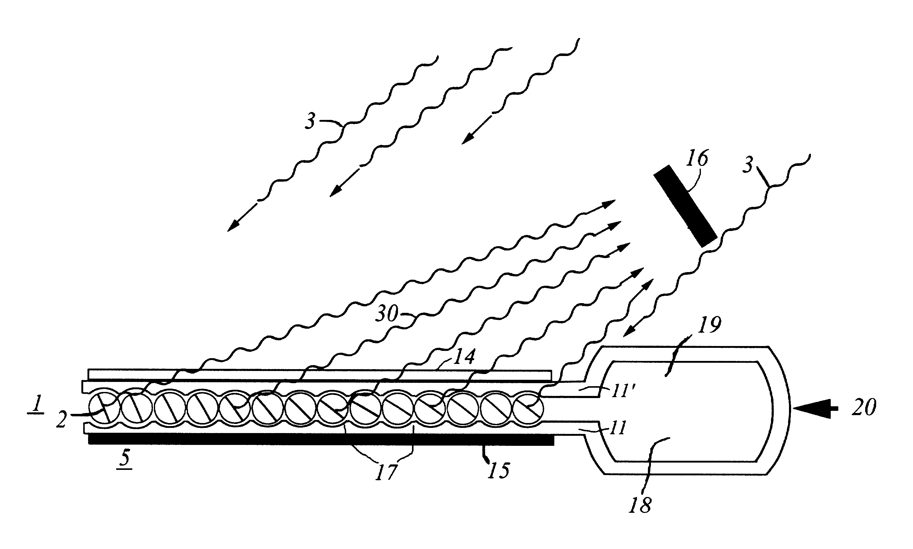 Mini-optics solar energy concentrator