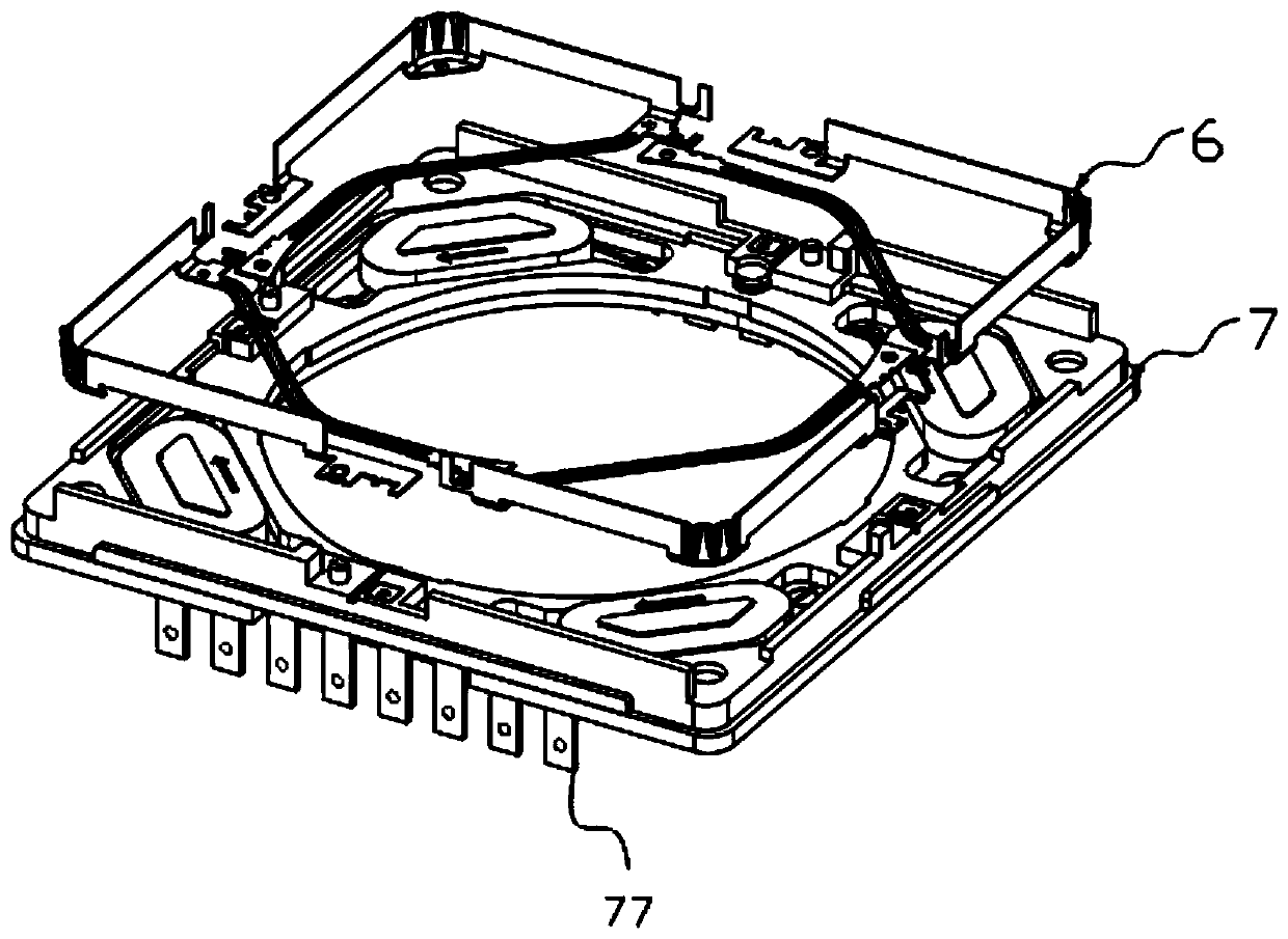 Brand-new VCM motor coil straight winding base structure