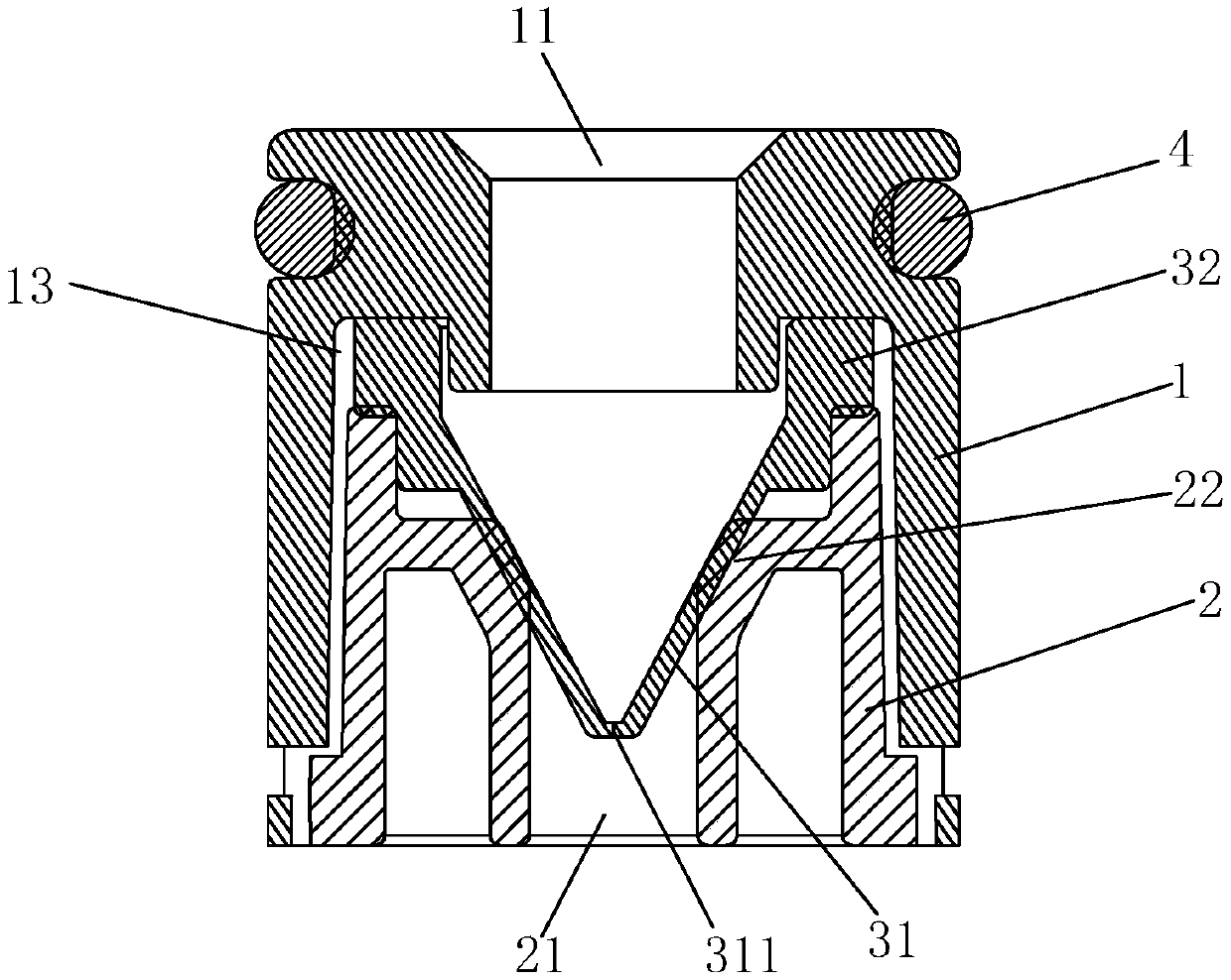 Anti-siphon valve and sanitary ware using same