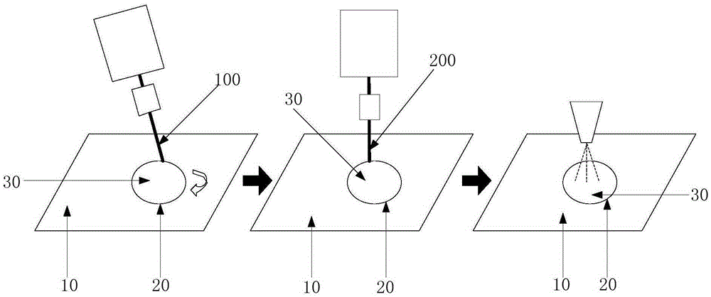 Laser drilling method and laser drilling system