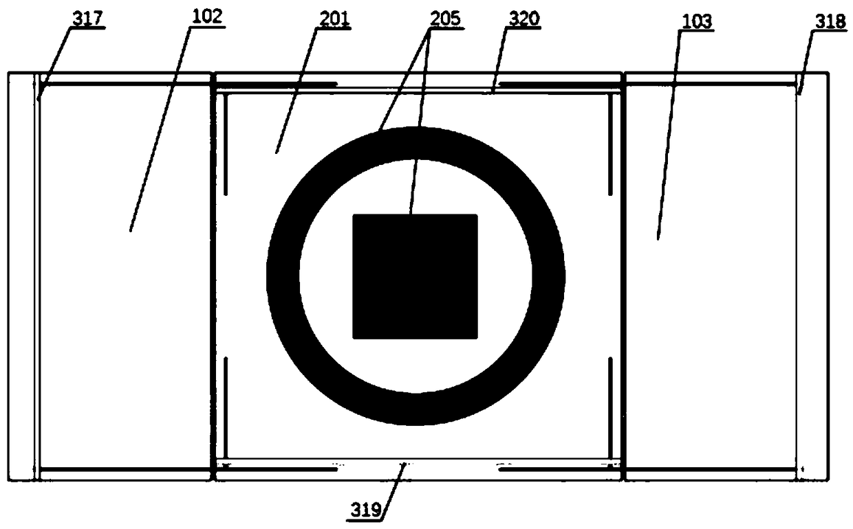 Automatic receiving and releasing device of unmanned aerial vehicle for high-voltage transmission line inspection