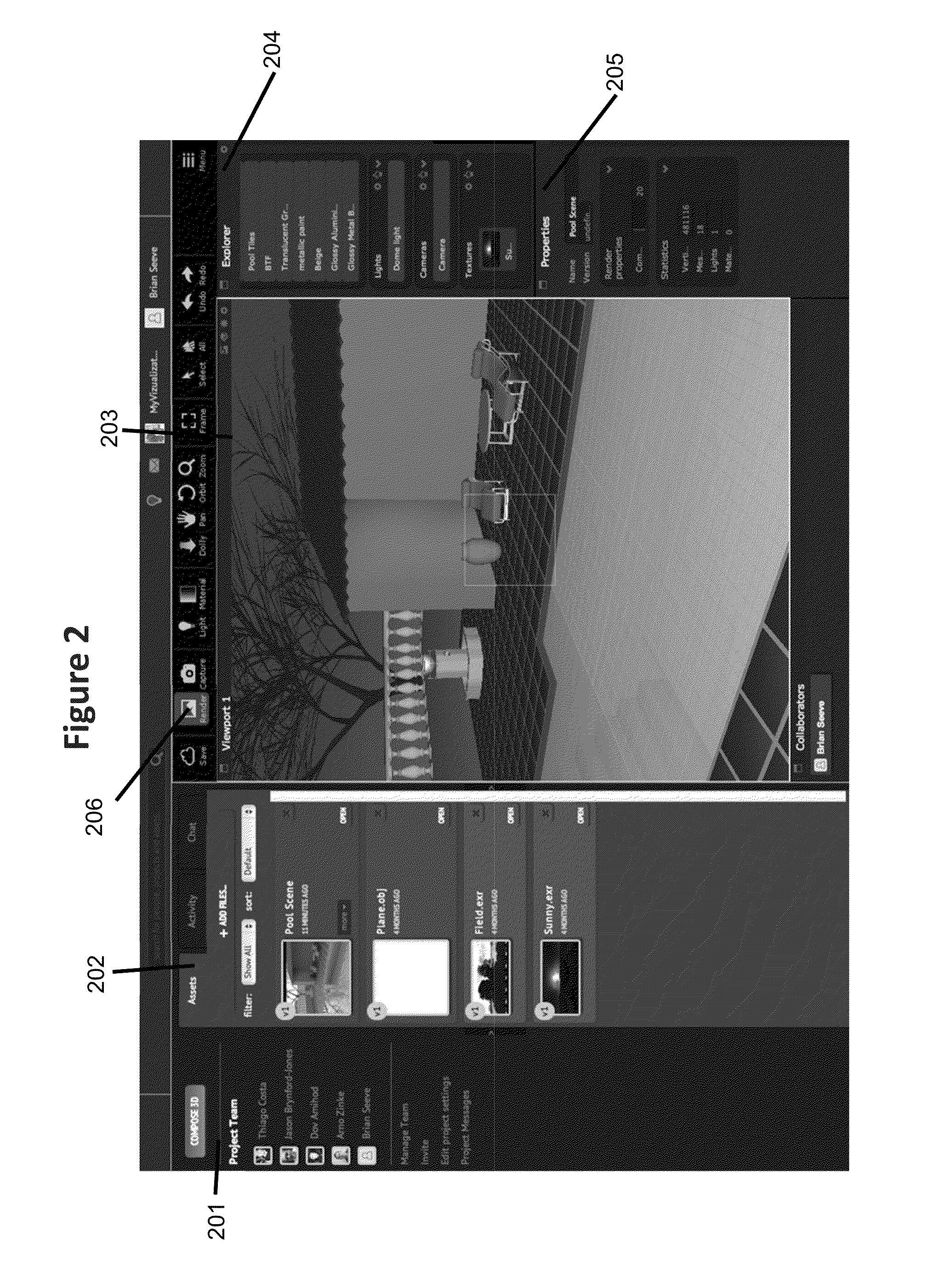 Collaborative, multi-user system for viewing, rendering, and editing 3D assets