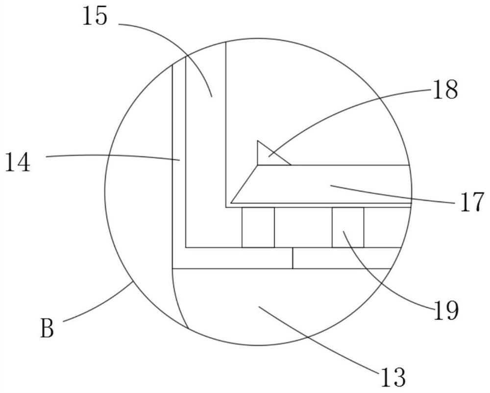 Soil covering device for three-dimensional shelf cultivation of oudemansiella radicata