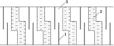 Method for increasing gas extraction rate by permeability increasing of single thick coal seam