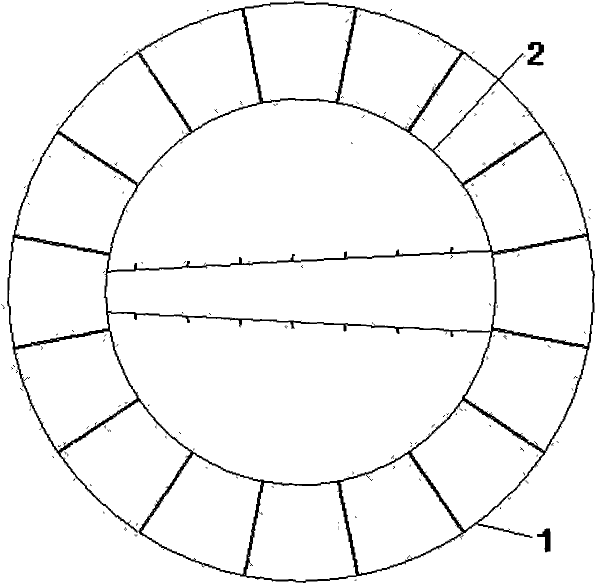 Combined type gas distributor