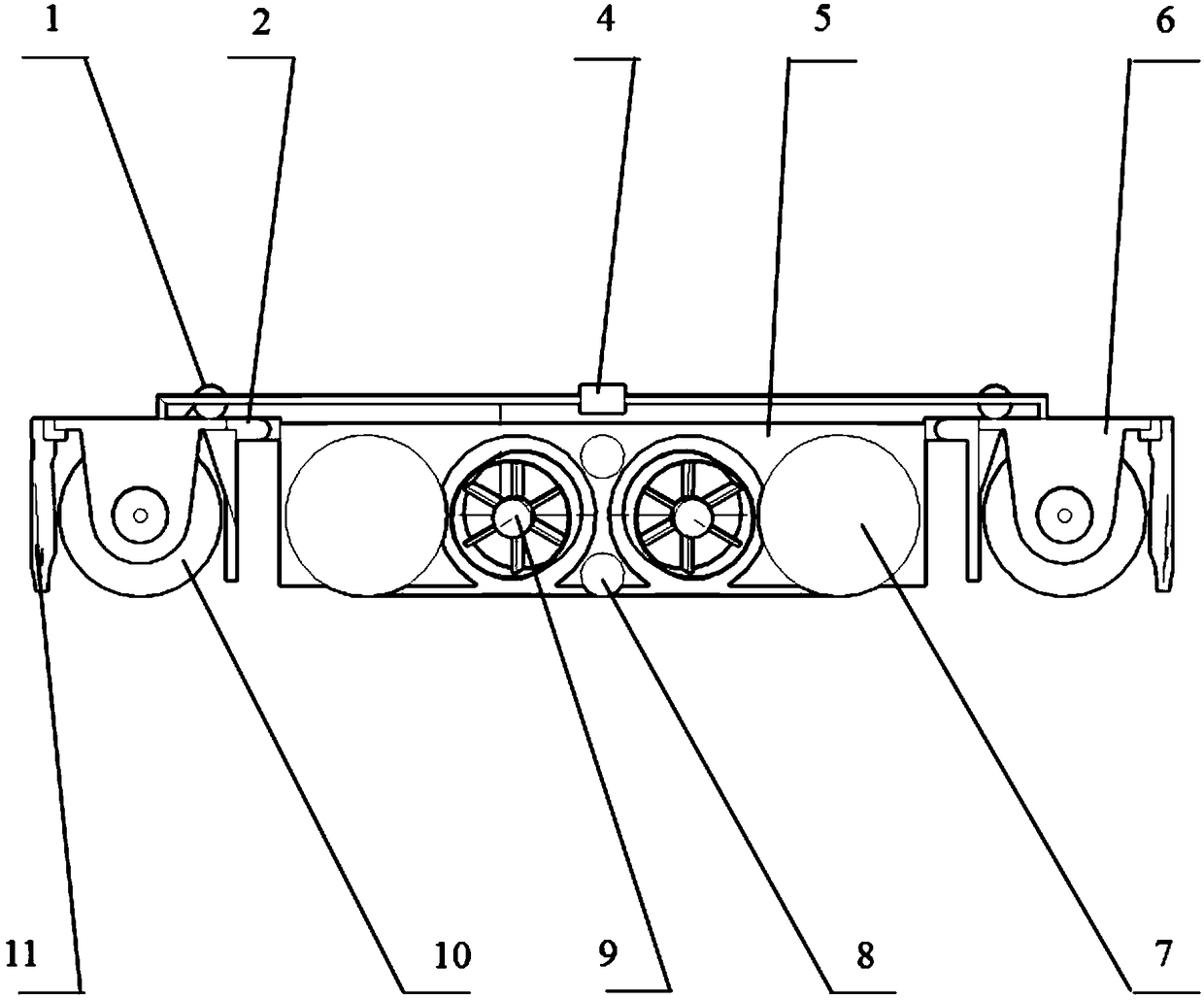 Cleaning robot for solar cell panel