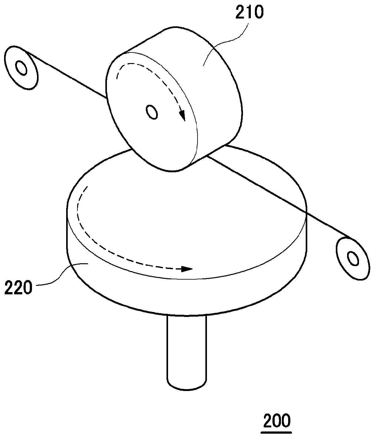 Method and apparatus for producing medical three-dimensional thread using ultrasonic waves