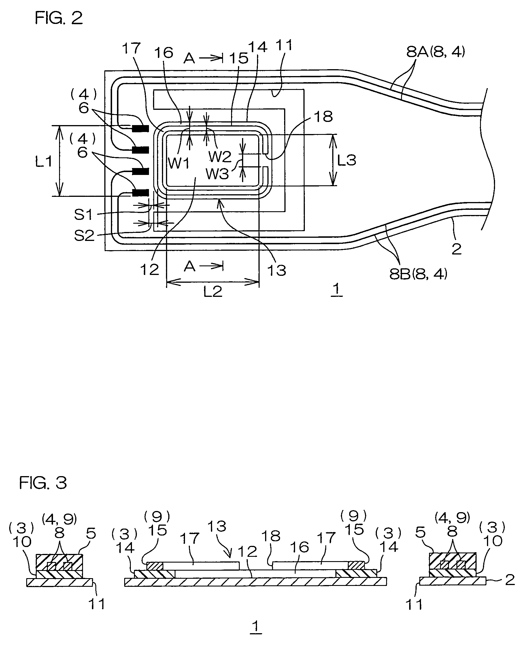 Suspension board with circuit