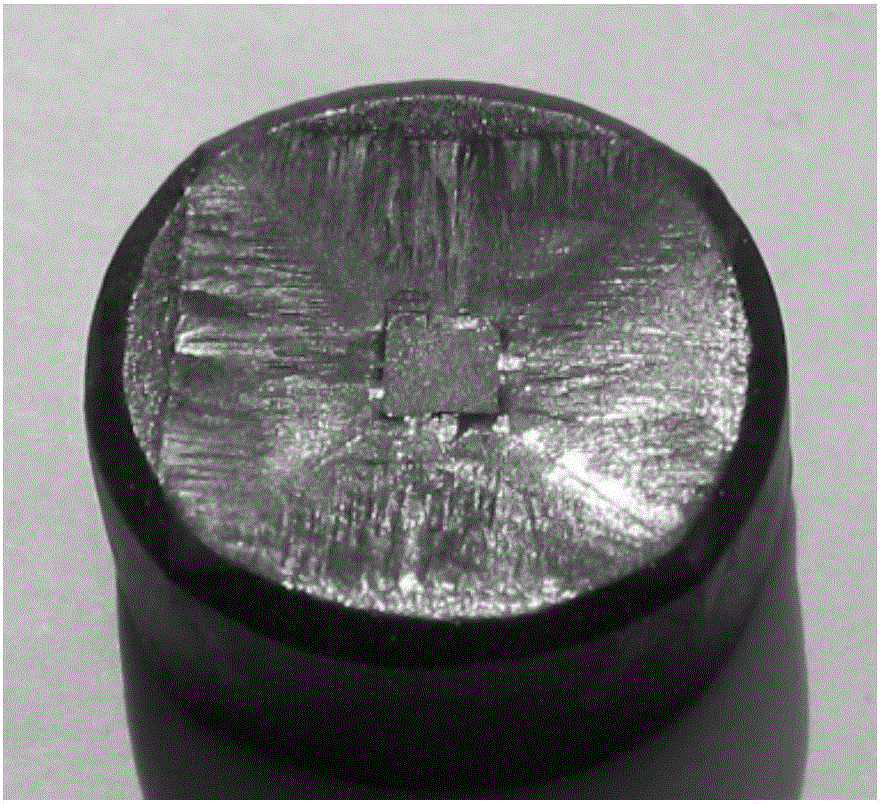 A method for preparing calcium-doped rebco high temperature superconducting quasi-single crystal