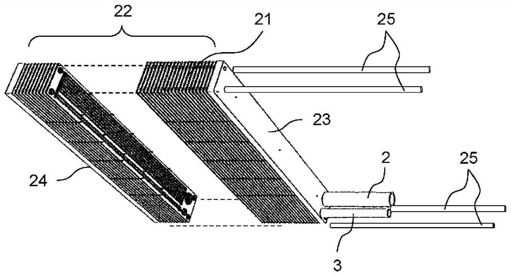 Heat exchanger unit and air conditioner using same