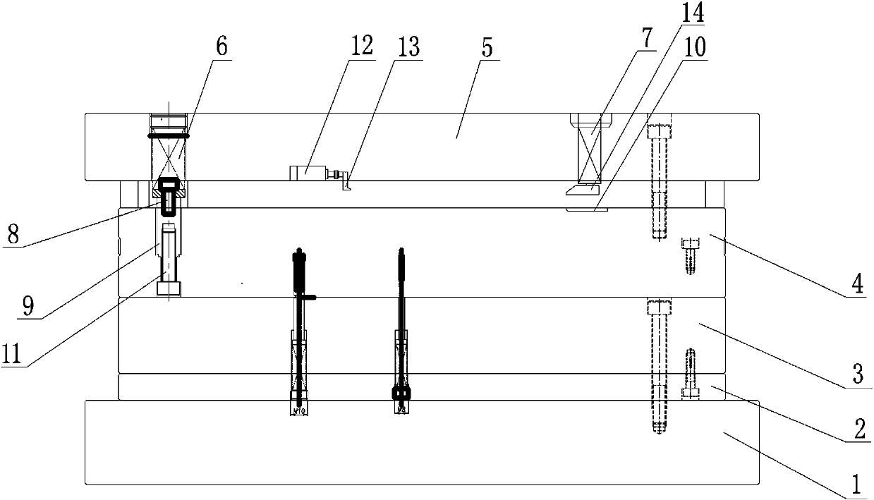 A precision progressive die for multi-bending forming