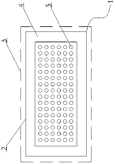 Controlled blasting construction method for rock foundation pit