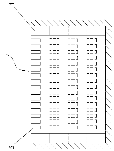 Controlled blasting construction method for rock foundation pit