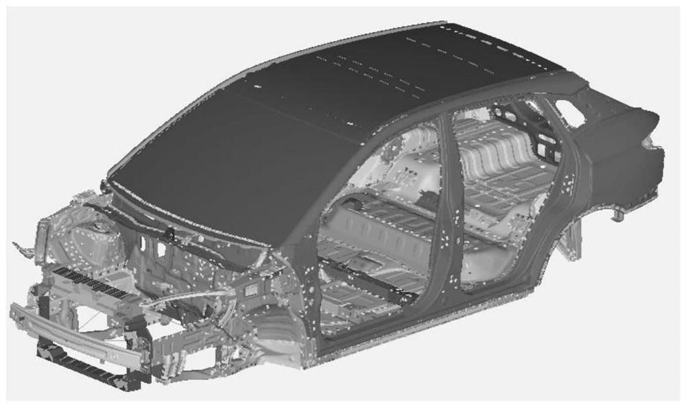 Automobile damping patch position optimization method and system