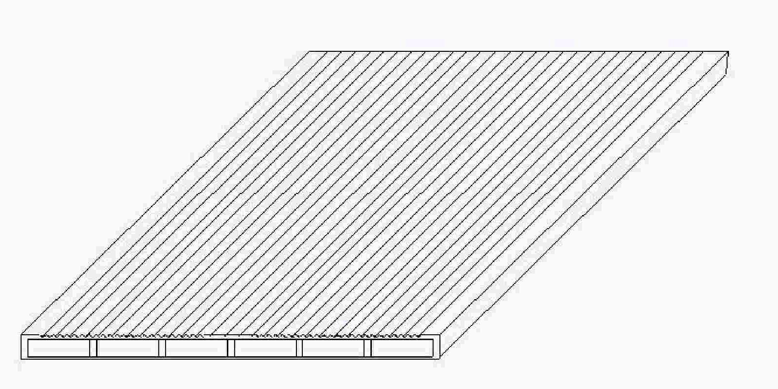 Glass fiber reinforced plastic cable channel cover plate and production method thereof