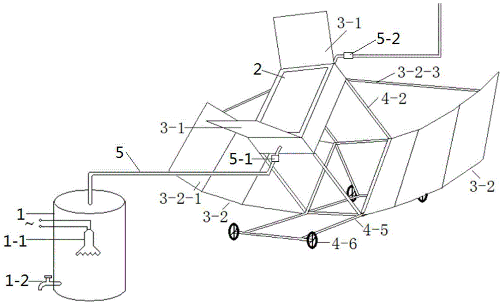 A simple solar energy comprehensive utilization device