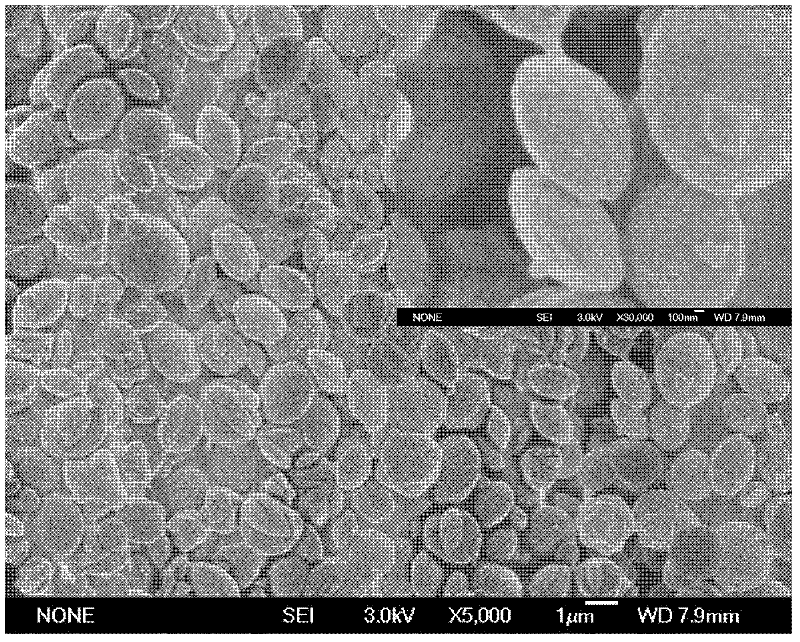 Lensing spherical vaterite calcium carbonate crystal with high purity and preparation method thereof