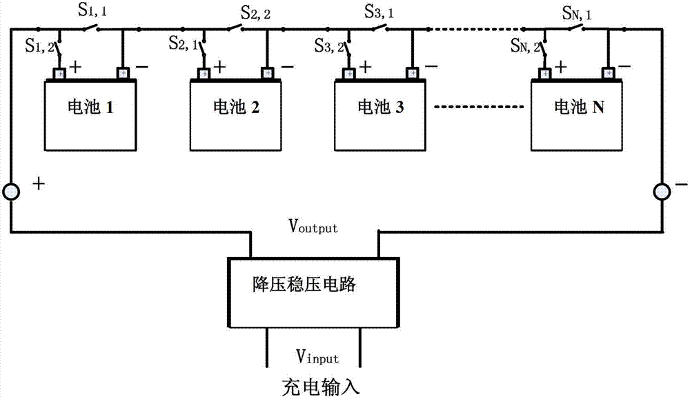 Circuit and system for intelligent management of battery pack