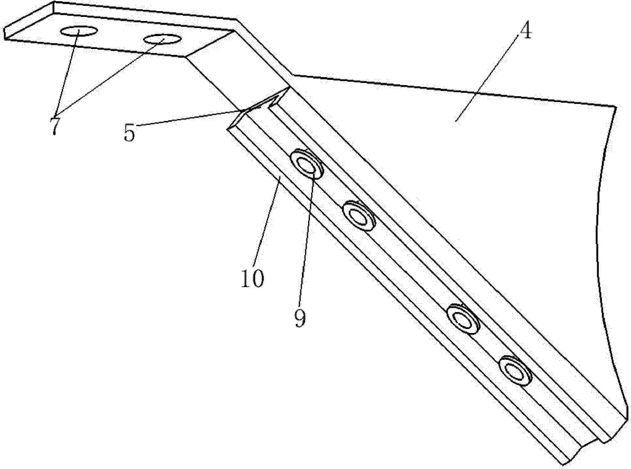 Ink tank with movable partition for rainbow printing and its assembly method