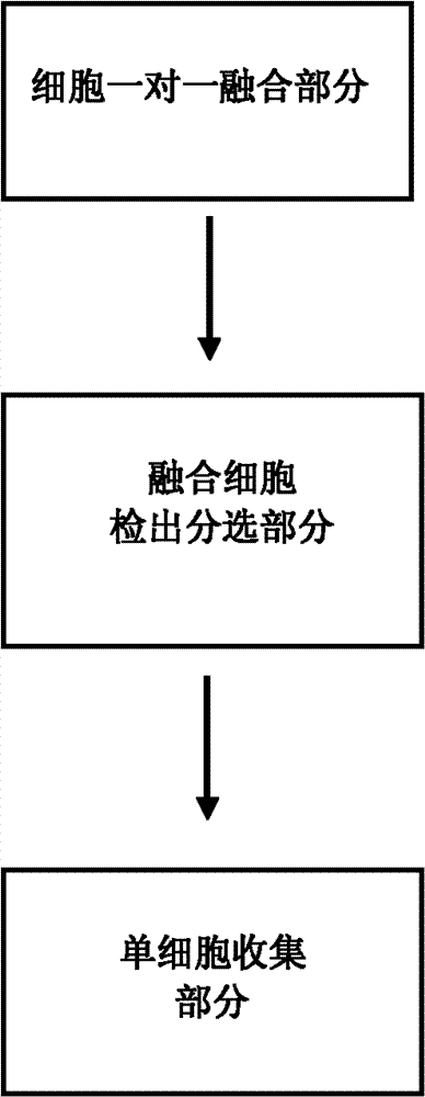 Flow cytometry electrofusion apparatus