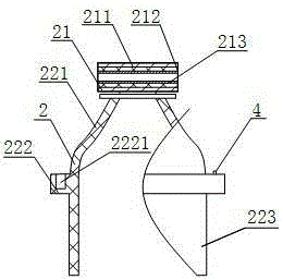 Shock absorption rubber air spring used for vehicle