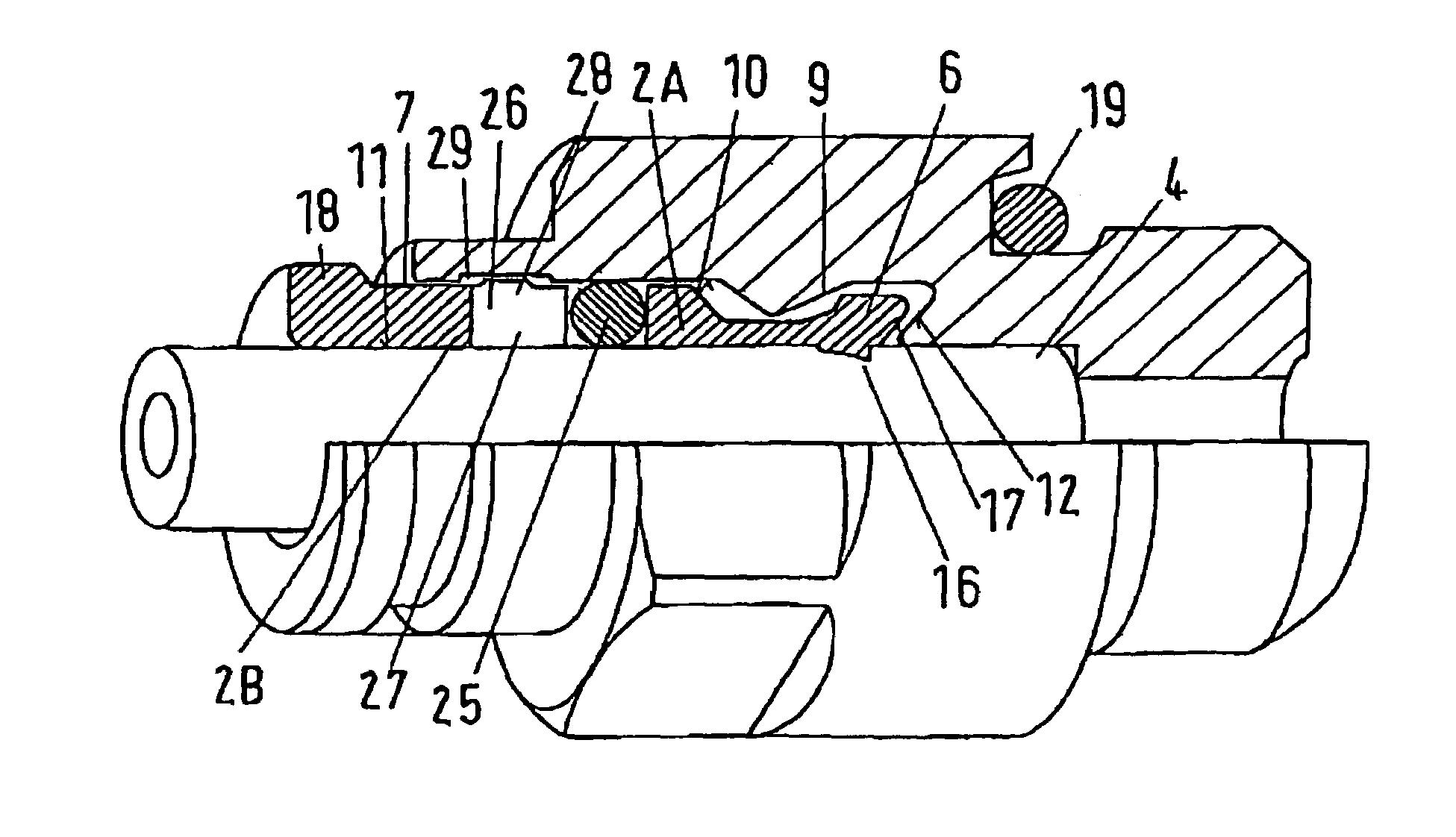 Connecting device for a pipe or similar