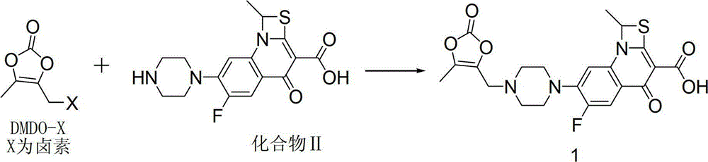 Preparation method of prulifloxacin