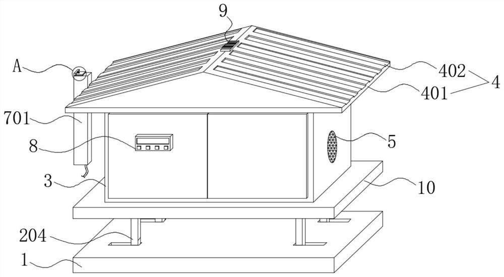 Outdoor lightning protection type transformer