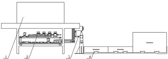 Device and method for automatically separating three or more than three materials