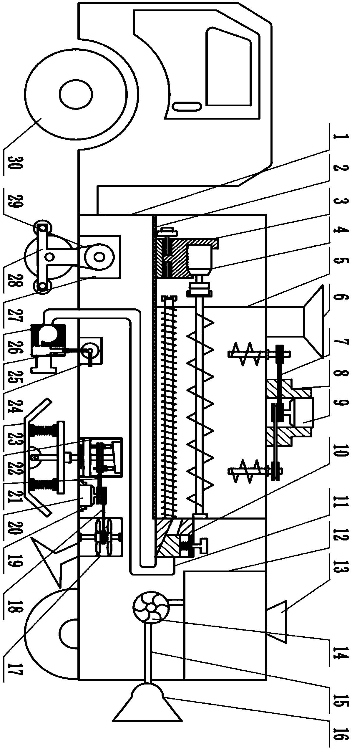 Road bridge laying coat sealing device