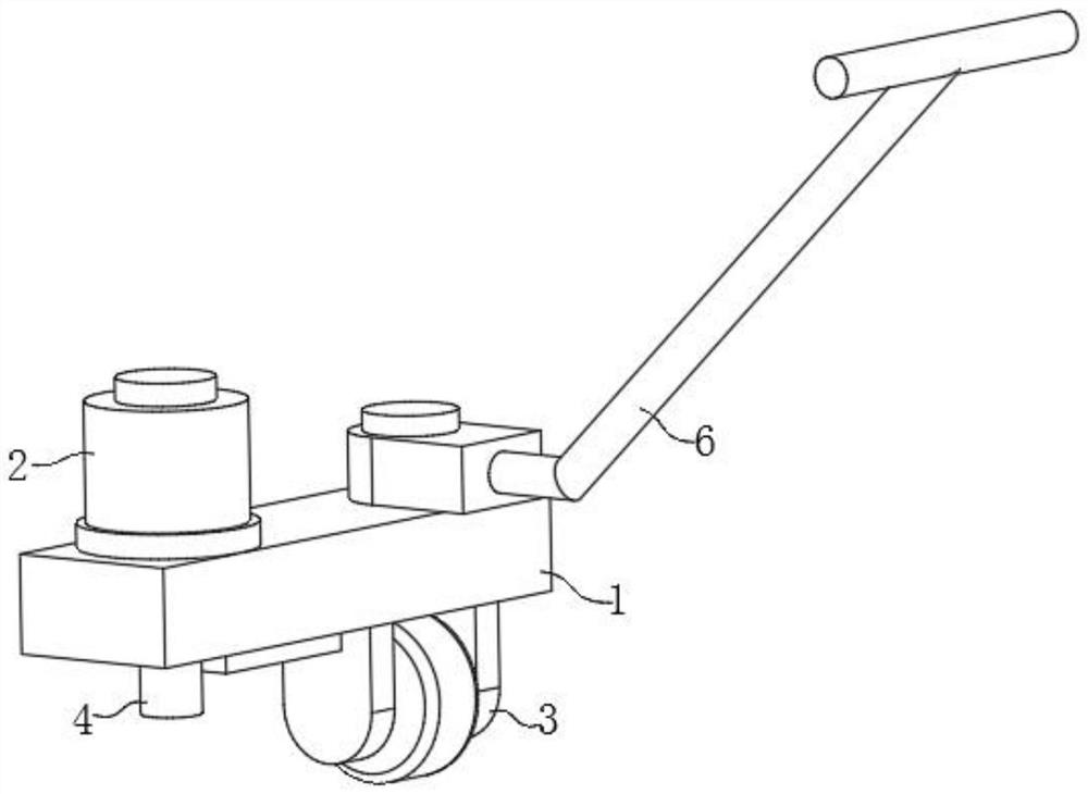 Planting distance planning device based on trollius chinensis bunge planting